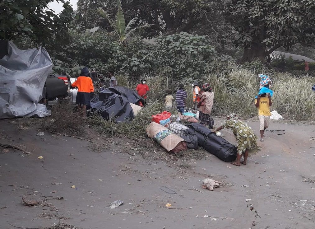 Ambae evacuees leaving as ash fall gets worse